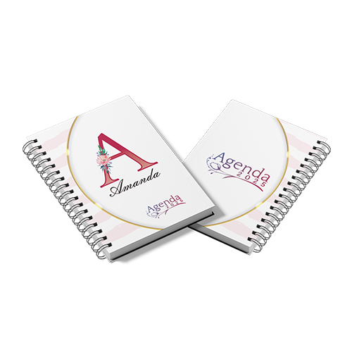 Agenda-Capa-e-Miolo-PERSONALIZADOS-Lombada-ou-Wire-O--Floral-06-15.5-x-21.5-Frente-colorida-(4x0)-Couche-150g-(Brilho)